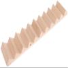 Miniature Stairs 1:12 Scale Dollhouse Furniture Wooden Handrail DIY Unpainted Staircase Dollhouse Accessories Pre-Assembled Steps Model (No-Handrail) view 1