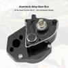 Transmission Gearbox with Gear Fit for 1/24 Axial SCX24 RC Crawler Aluminum Alloy Black view 2