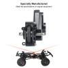 Transmission Gearbox with Gear Fit for 1/24 Axial SCX24 RC Crawler Aluminum Alloy Black view 3