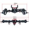 RC-Hub CNC Metal Front & Rear Axle Set for 1/10 Axial SCX10 II 90046 90047 RC Crawler Truck Car (Front and Rear) view 4