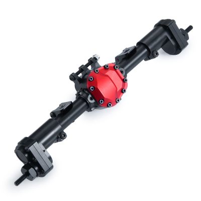 RC-Hub CNC Metal Front & Rear Axle Set for 1/10 Axial SCX10 II 90046 90047 RC Crawler Truck Car (Rear)