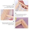 DOITOOL 2Pcs 1: 12 Dollhouse Window Frame Dollhouse Miniature Furniture Mini Wooden Window Frame DIY Dollhouse Bedroom Accessories, 3.3 x 4.5inch view 3