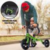 YGJT 3 in 1 Tricycle for Toddlers Age 2-5 Years Old, Folding Kids Balance Bikes with Adjustable Seat and Removable Pedal, Ride-on Toys for Infant, Gift for Baby Boys Girls Birthday(Green) view 2