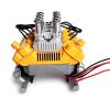 RCHUBAM RC-Hub Simulate FST V8 Engine Fans Radiator Kit Motor Cooling with Heatsink Cover for 1/10 TRX TRX4 RC Crawler Car(Yellow) view 2