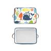 Deven Ocean Sea Animals Nautical Personalized Large Storage Baskets for Organizing Shelves with Handle,Closet Decorative Storage Bins for Toy, Bathroom,Nursery,Home 2 Pack view 4