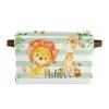 Green Leaves Lion and Deer Personalized Large Storage Baskets for Organizing Shelves with Handle,Closet Decorative Storage Bins for Toy, Bathroom,Nursery,Home 4 Pack view 1