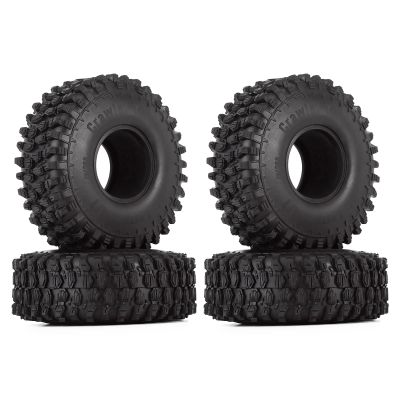 INJORA 1.9 Crawler Tires 120mm Rubber All Terrain Wheel Tires for 1/10 RC Rock Crawler Car FCX10 TRX4 Axial SCX10 Redcat Gen8