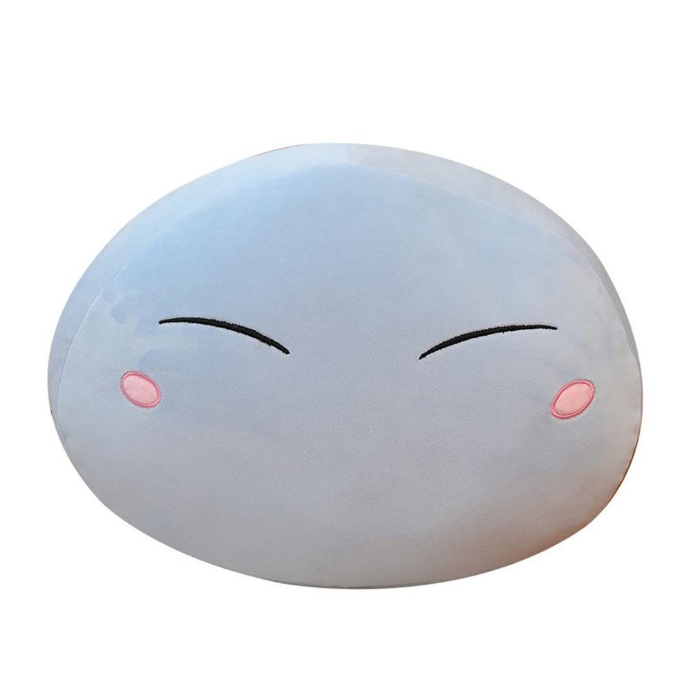 Anime Slime Plushie Stuffed Doll Plush Pillows Plush Stuffed Doll Pillow Toys Gifts (11in, Happy)
