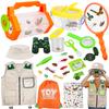 TOY Life Kids Explorer Bug Catcher Kit with Safari Costume, Binoculars Kids Outdoor Toys, Bug Toys, Butterfly Net, Camping Set Outdoor Activities Adventure Kit Nature Exploration Gifts Kid Ages 3-12 view 1