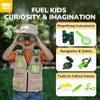 TOY Life Kids Explorer Bug Catcher Kit with Safari Costume, Binoculars Kids Outdoor Toys, Bug Toys, Butterfly Net, Camping Set Outdoor Activities Adventure Kit Nature Exploration Gifts Kid Ages 3-12 view 2