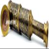 Brass Telescope 26 inches Replica of Coronation of Elizabeth II Telescope, Collapsible Decorative Telescope with High Resolution Optics DF Lens. Spyglass Comes with Handmade Leather Case view 2