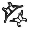 ShareGoo Aluminum Front & Rear Shock Tower Shock Mounts Compatible with Arrma 1/8 Kraton 6S Outcast Senton Talion Notorious 6S BLX RC Car Upgrade Parts (Black) view 2