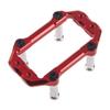 ShareGoo Metal Steering Servo Mount Set Compatible with Arrma 1/8 Kraton 6S Outcast Senton Talion Typhon BLX RC Car Upgrade Parts (Red) view 3