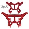 ShareGoo Aluminum Front & Rear Shock Tower Shock Mounts Compatible with Arrma 1/8 Kraton 6S Outcast Senton Talion Notorious 6S BLX RC Car Upgrade Parts (Red) view 3