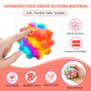 RadBizz Push Pop Bubble Fidget Sensory Toy Ball - for Autism, Stress, Anxiety - Kids and Adults (Multicolor Ball) view 3