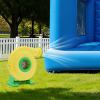 1100W Air Blower Air Blower Powerful Bounce House Blower Yellow Commercial Blower for Bounce House, Jumper, Bouncy Castle and Slides, Inflatable Cash Cube Money Machine (1100W 1.5HP) view 3