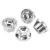 Vgoohobby Metal RC 12mm Wheel Hex Hub Extension Combiner Compatible with 1.9/2.2inch Wheel Rim Axial SCX10 Traxxas TRX4 D90 1/10 RC Crawler (12mm, Silver) view 4