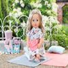 Baby Annabell Deluxe Butterfly Dress - to Fit 43cm Baby Annabell Dolls - Deluxe Set Includes Beautiful Dress, Bag, Sandals and Clothes Hanger - Suitable for Children Aged 3+ Years - 706701 Multicolor view 2