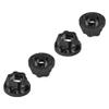 Vgoohobby Metal RC 12mm Wheel Hex Hub Extension Combiner Compatible with 1.9/2.2inch Wheel Rim Axial SCX10 Traxxas TRX4 D90 1/10 RC Crawler (12mm, Black) view 3