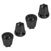Vgoohobby Metal RC 12mm Wheel Hex Hub Extension Combiner Compatible with 1.9/2.2inch Wheel Rim Axial SCX10 Traxxas TRX4 D90 1/10 RC Crawler (22mm, Black) view 3