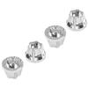 Vgoohobby Metal RC 12mm Wheel Hex Hub Extension Combiner Compatible with 1.9/2.2inch Wheel Rim Axial SCX10 Traxxas TRX4 D90 1/10 RC Crawler (15mm, Silver) view 3