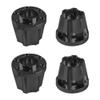 Vgoohobby Metal RC 12mm Wheel Hex Hub Extension Combiner Compatible with 1.9/2.2inch Wheel Rim Axial SCX10 Traxxas TRX4 D90 1/10 RC Crawler (18mm, Black) view 1