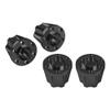 Vgoohobby Metal RC 12mm Wheel Hex Hub Extension Combiner Compatible with 1.9/2.2inch Wheel Rim Axial SCX10 Traxxas TRX4 D90 1/10 RC Crawler (18mm, Black) view 3