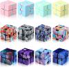 12 Pieces Mini Cube Blocks Desk Toy Magic Sensory Tool Blocks Puzzle Flip Cube for Teens Adults Birthday Favors view 1