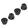 Vgoohobby Metal RC 12mm Wheel Hex Hub Extension Combiner Compatible with 1.9/2.2inch Wheel Rim Axial SCX10 Traxxas TRX4 D90 1/10 RC Crawler (15mm, Black) view 3
