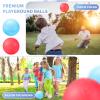 Civaner 2 Pack of 5 Inch PVC Made Dodgeball Balls, Red Blue, Suitable for Kids Outdoor Play, Exercise, Yoga view 3