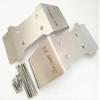 for HPI Mini Savage XS Flux - 2pcs Stainless Steel Front + Rear Skide Plate Protect Armor view 1