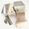 for HPI Mini Savage XS Flux - 2pcs Stainless Steel Front + Rear Skide Plate Protect Armor view 2