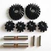 Harden Steel Differential Gears with Pins - 6pcs Set Black for 1/10 Losi Baja Rey Rock LOS232004 view 1