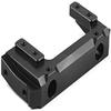 Aluminum Servo Relocation Bumper Mount - 1PC for Axial SCX10 II 90046 90047 Black Upgade Part Combat Style view 1