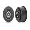 Traxxas 9473X Wheels, Weld Black Chrome (Rear) (2) view 1
