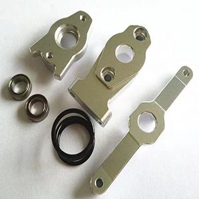 for Traxxas 1/16 Mini E-Revo Summit Slash Rally 7043 Aluminum Steering Assembly with Bearing Silver