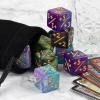 48 PCS Magic The Gathering MTG Counter Dice Marble Bulk Life Counters Tokens Dice Compatible with Magic Card Game Accessories CCG Creature Stats, 4 Colors view 4