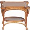Melody Jane Dolls Houses Dollhouse Art Nouveau Walnut Coffee Sofa Table JBM Miniature Furniture 1:12 view 1