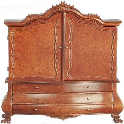 Dutch Baby House for a Dolls House Cabinet JBM Miniature Walnut Furniture 1:12