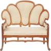 Melody Jane Dolls Houses Dollhouse Cream Art Nouveau Sofa Settee JBM Walnut Living Room Furniture 1:12 view 1