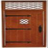 Dollhouse Tudor Front Entrance Door JBM Miniature Builders DIY Walnut Accessory view 1