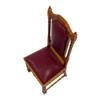 Melody Jane Dolls Houses Dollhouse Jacobean 1620 Side Chair JBM Miniature Walnut Dining Room Furniture view 2