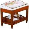 Melody Jane Dolls Houses Dollhouse Dresden Rose Vanity Sink Unit Miniature Reutter Bathroom Furniture view 1