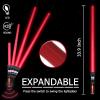 Lightup Saber for Kids LED FX Light Swords, Expandable Lightup Sabers with Sound and Glowing Handle, Light Up Sword for Kids, Christmas Parties Costume, Galaxy War Fighters view 3