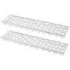 2Pcs Vgoohobby Metal 144mmx40mm Sand Ladder Recovery Board Anti-Skid Plate Compatible with Traxxas TRX-4 Axial SCX10 Tamiya CC01 Redcat 1/10 RC Crawler view 2