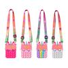 Gifts for Kids 4 Packs Unicorn Purses Fashion Fidgets Fashion Pop Purse Push Bubbles Fidget Toy Rainbow Unicorn Purse Wallet Ladies Bag Silica Dimple Crossbody Bags view 3