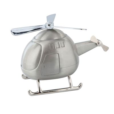 KKNH Coin Bank Helicopter Shape Piggy Bank,Cute Saving Pot Property Money Box Home Decoration Gift for KidsMoney Bank Keepsake for Boys and Girls