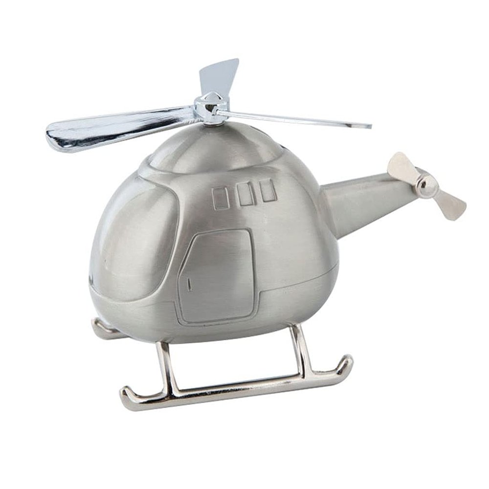 KKNH Coin Bank Helicopter Shape Piggy Bank,Cute Saving Pot Property Money Box Home Decoration Gift for KidsMoney Bank Keepsake for Boys and Girls