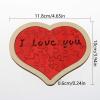 2PCS Wooden Jigsaw Puzzles for Adults, 24 Pieces Valentine's Day Puzzles Heart Shaped Puzzle - I Love You Puzzle - Unique Puzzle Gifts for Valentine's Day Anniversary Wedding view 4