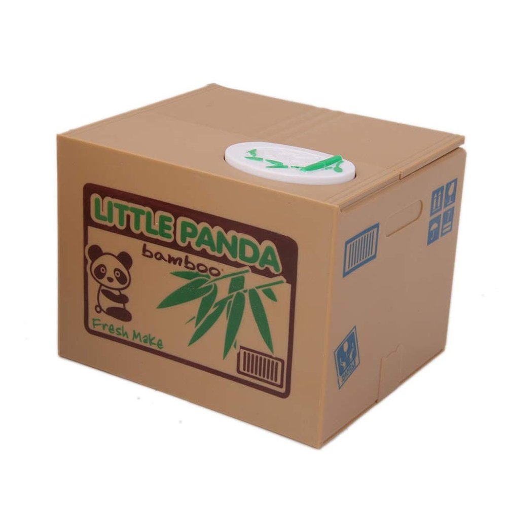 Coin Bank Panda Money Boxes Piggy Bank Gift Kids Money Boxes Automatic Stole Coin Bank Money Saving Box for Kids Boys Girls for Boys and Girls